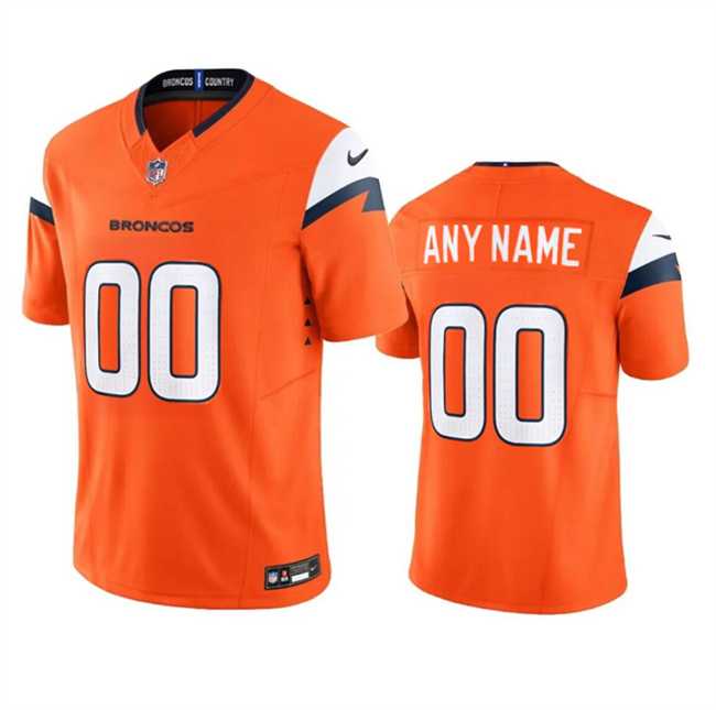 Youth Denver Broncos Active Player Custom Orange 2024 F.U.S.E. Vapor Limited Football Stitched Jersey->customized nhl jersey->Custom Jersey